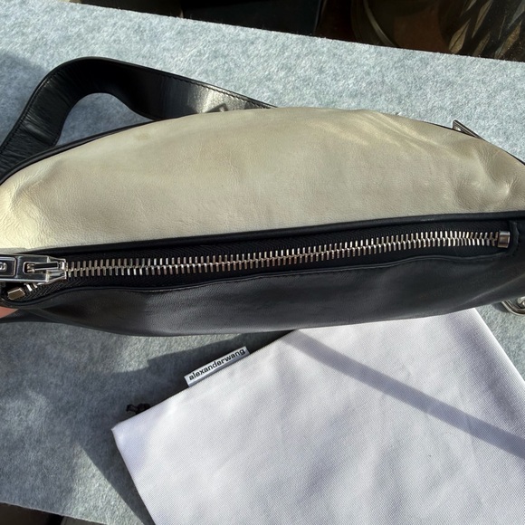 Alexander Wang White Lambskin Leather Attica Fanny Pack Belt Bag - Picture 10 of 15